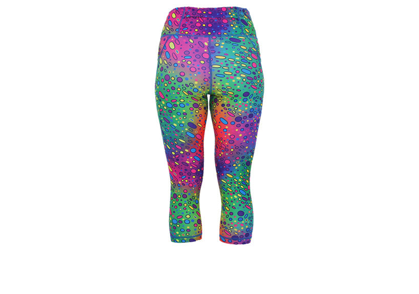 Capri Spotty Dotty Leggings with pockets