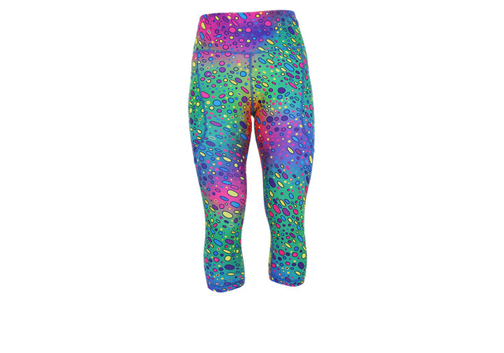Capri Spotty Dotty Leggings with pockets