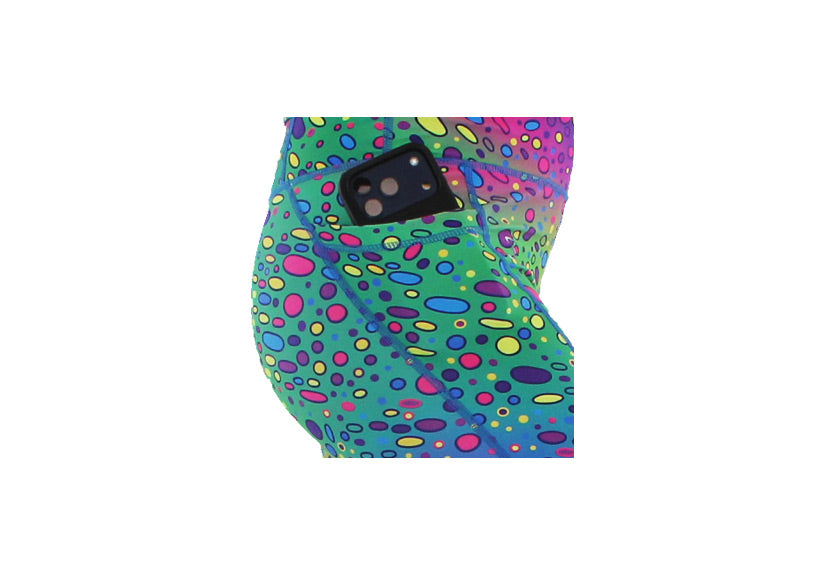 Capri Spotty Dotty Leggings with pockets