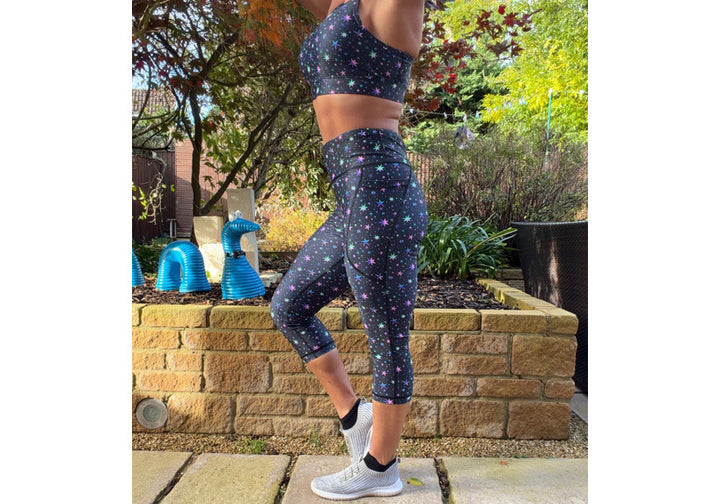 PRE ORDER Capri Stardust Leggings with pockets