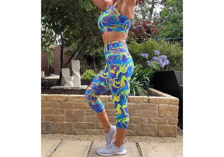 Capri Swirltopia Leggings with pockets