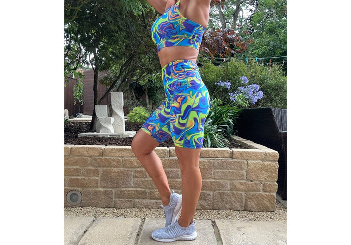 Swirltopia Long Shorts with pockets