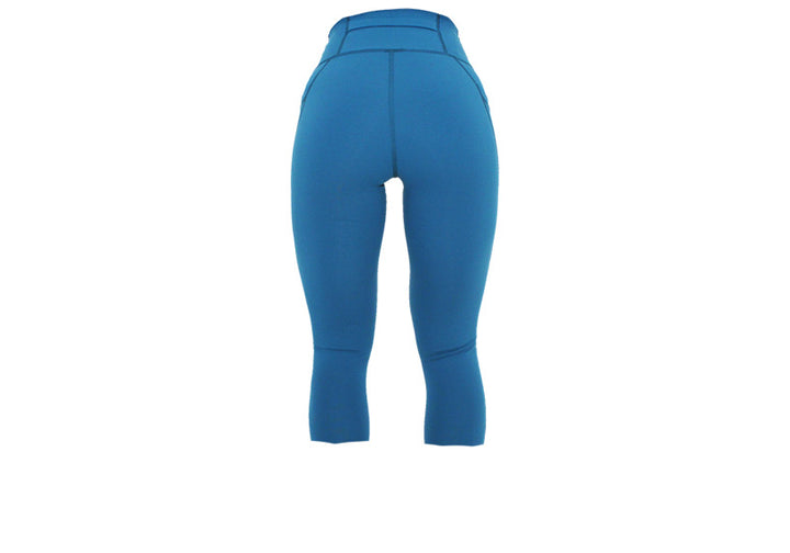 Capri Teal Premium Leggings with Pockets