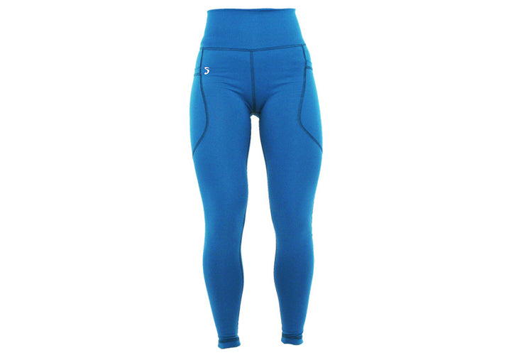 Teal Premium Sports Leggings with Pockets