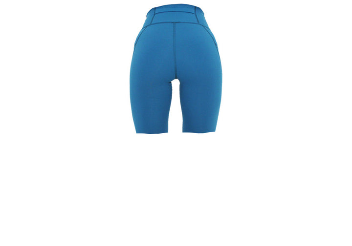Teal Premium Long Shorts with Pockets