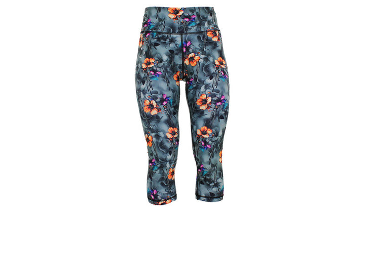 PRE ORDER Capri Vibrant Echoes Leggings with pockets