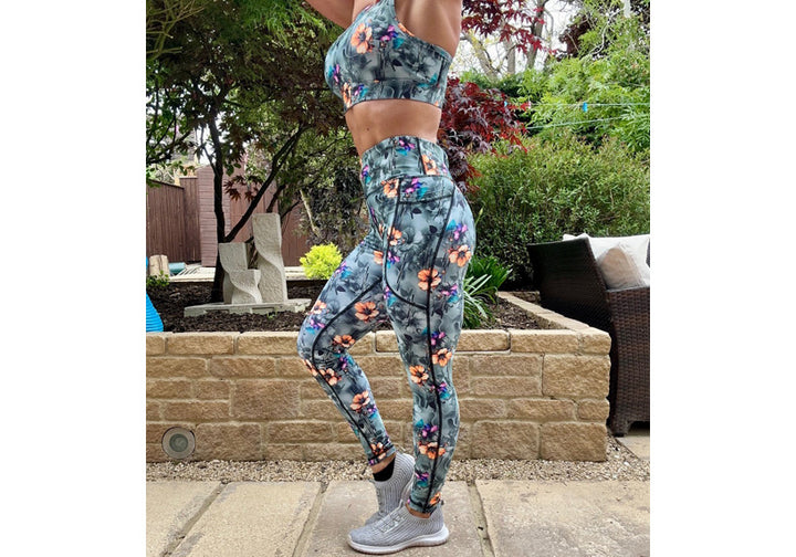 PRE ORDER Winter Vibrant Echoes Leggings with Pockets
