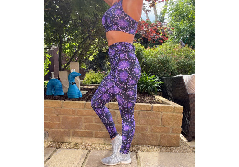 PRE ORDER Violet Whispers leggings with pockets