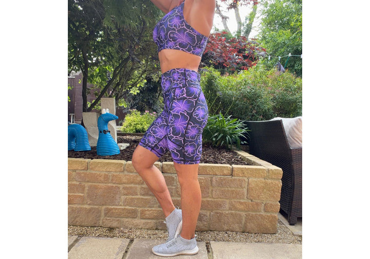 PRE ORDER Violet Whispers Long Shorts with pockets