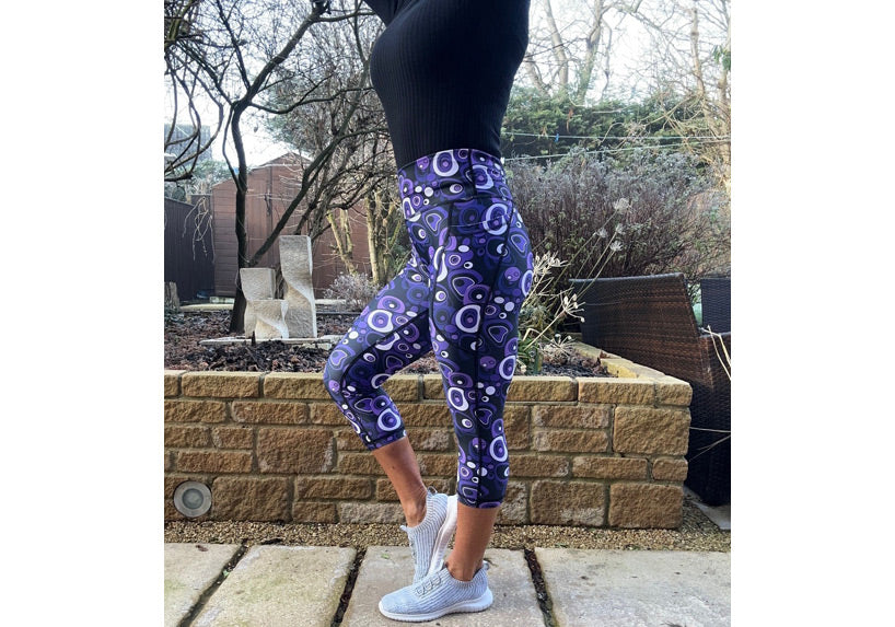 PRE ORDER Capri Violetta Leggings with pockets