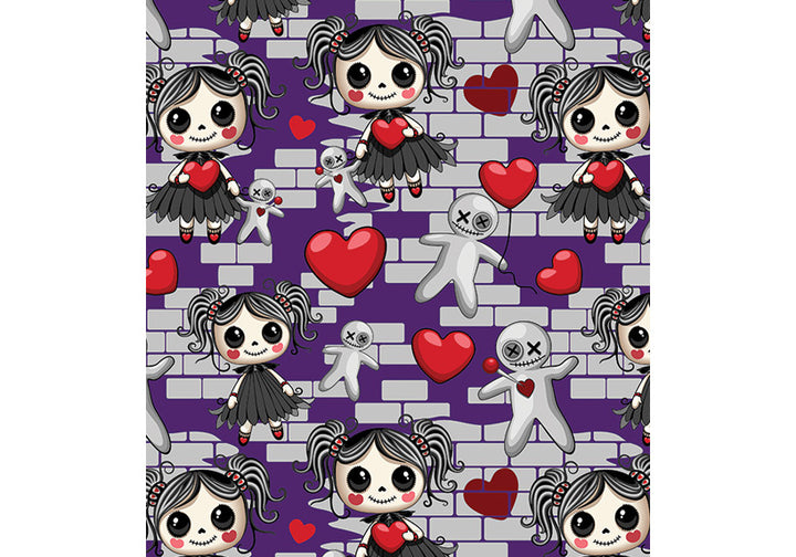 PRE ORDER Capri Voodoo Valentine Leggings with pockets