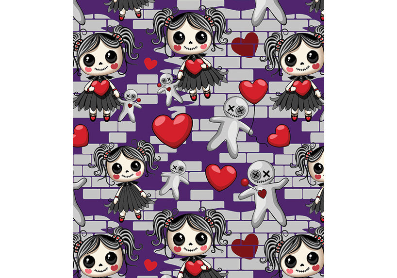 PRE ORDER Voodoo Valentine Mid Shorts with pockets