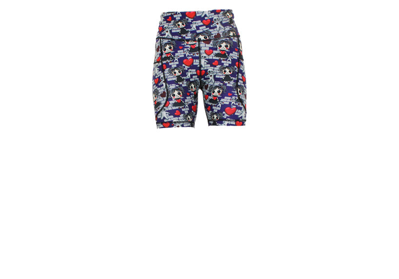PRE ORDER Voodoo Valentine Mid Shorts with pockets