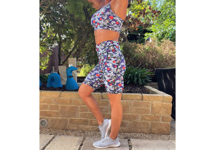PRE ORDER Voodoo Valentine Long Shorts with pockets