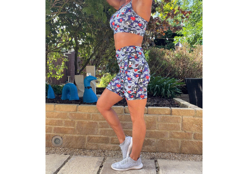 PRE ORDER Voodoo Valentine Mid Shorts with pockets