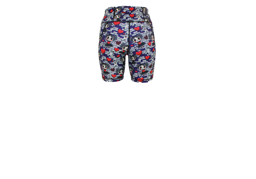 PRE ORDER Voodoo Valentine Mid Shorts with pockets