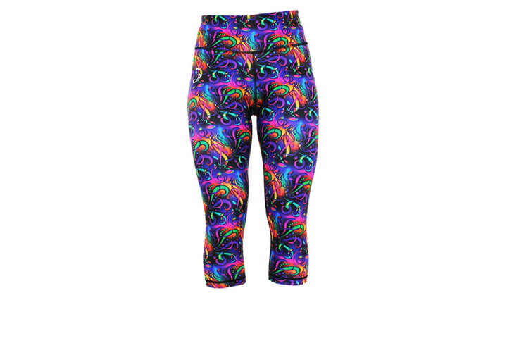 Capri Whimsical leggings with pockets