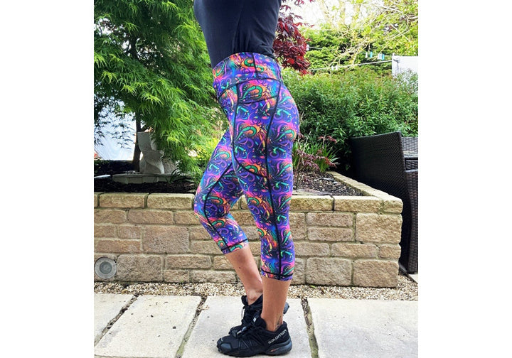 Capri Whimsical leggings with pockets