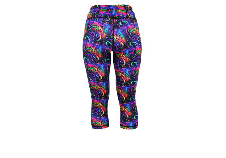 Capri Whimsical leggings with pockets