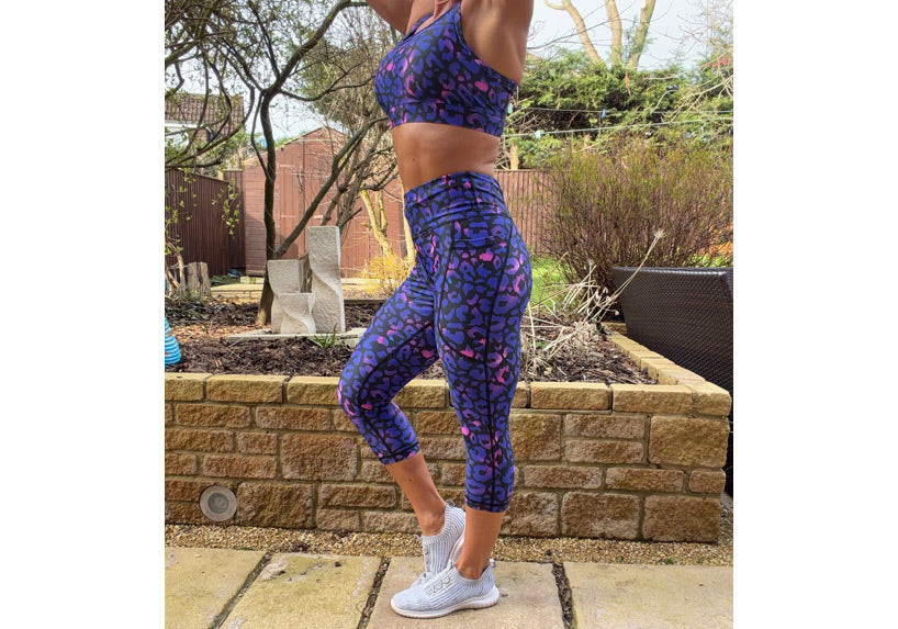 PRE ORDER Capri Wild Amethyst Leggings with pockets