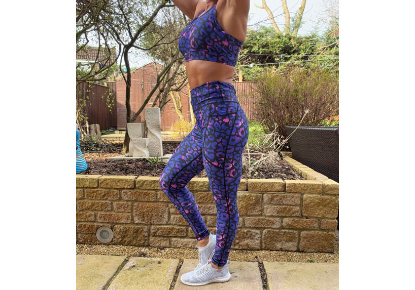 Wild Amethyst leggings with pockets