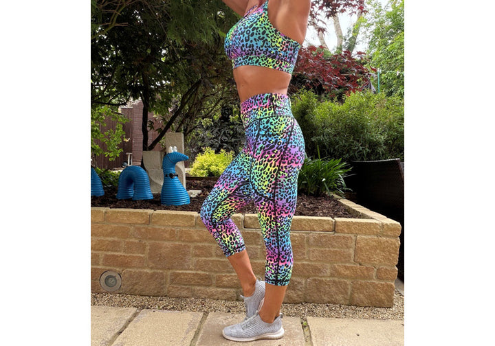 PRE ORDER Capri Wild Sorbet Leggings with pockets