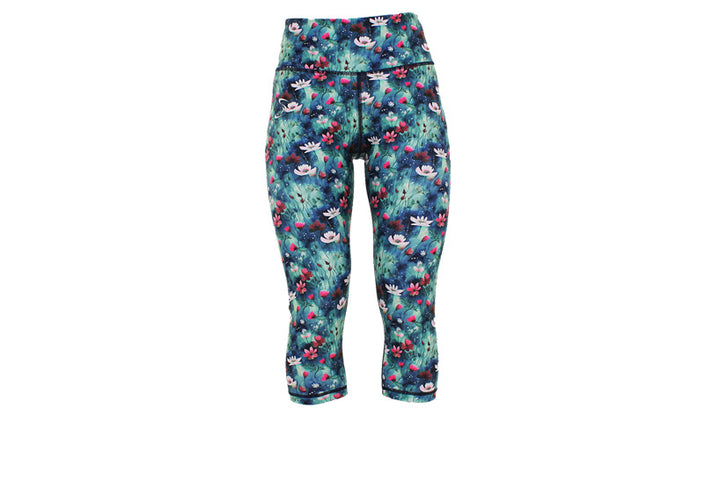 PRE ORDER Capri Wildflower Leggings with pockets