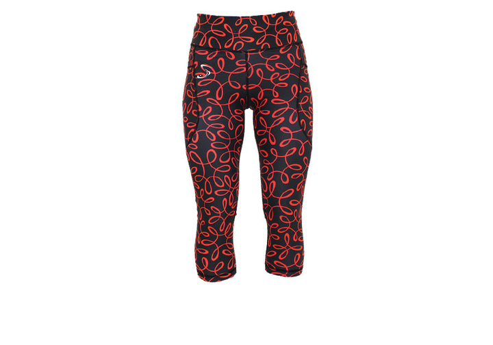 Capri Squiggle leggings with pockets